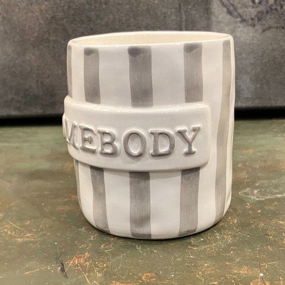 Mud Pie Homebody 16 oz Ceramic Mug - NWT - Picture 2 of 6